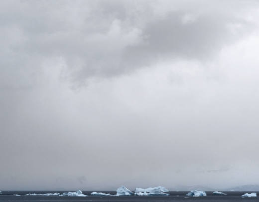 Gerlache Strait, Atarctic, 2017. Inkjet print. 157 x 257 cm. Cortesía del artista y Galería Helga de Alvear, Madrid @ Axel Hütte