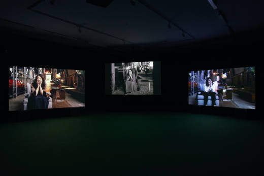 Lina Bo Bardi - A Marvellous Entanglement, 2019. Instalación de tres pantallas, HD, color, 5.1 sonido envolvente. Ed. PA 2/2 + 6