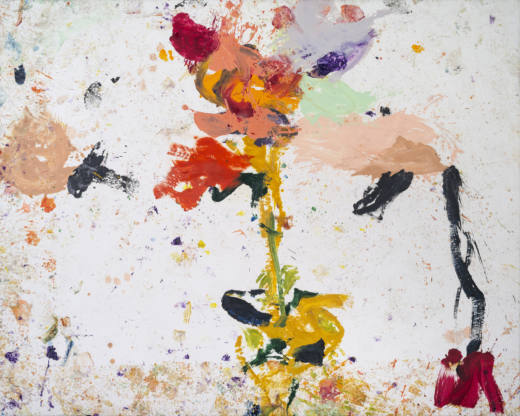 El eco de las flores II, 2020. Óleo sobre lienzo, 200 x 250 cm