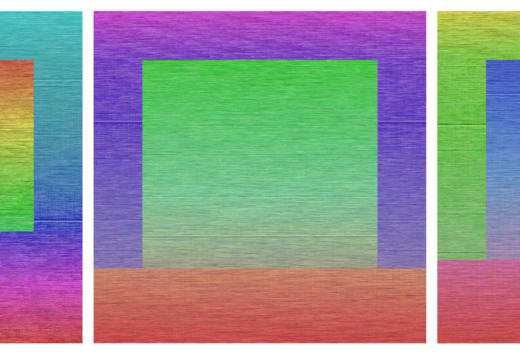 Grünes, Quadrat, Farbton, 2019. C-Print digital, 100 x 100 cm. Ed. 1/3+1